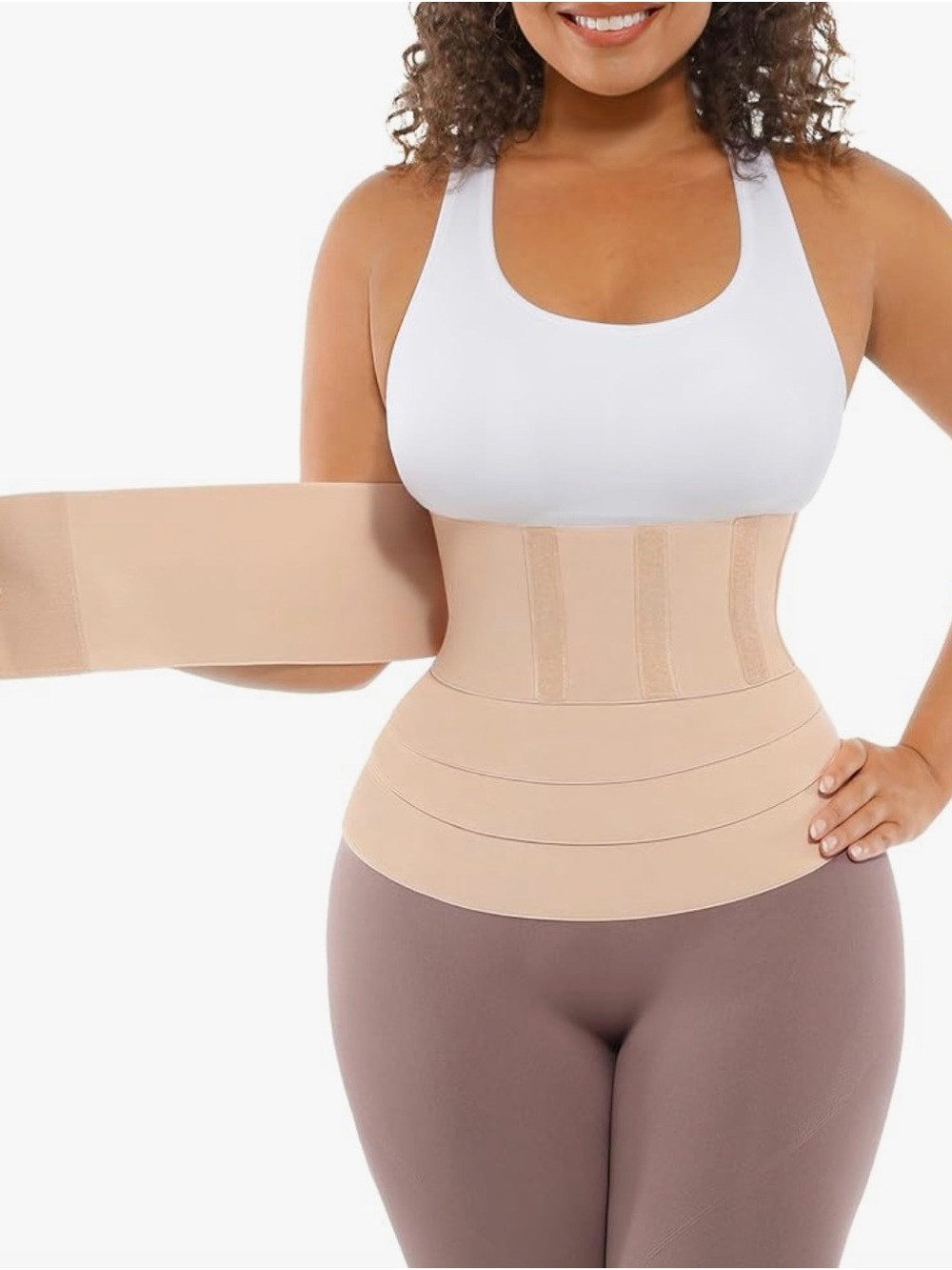 Waist Trainer Shapewear Belt - Nude